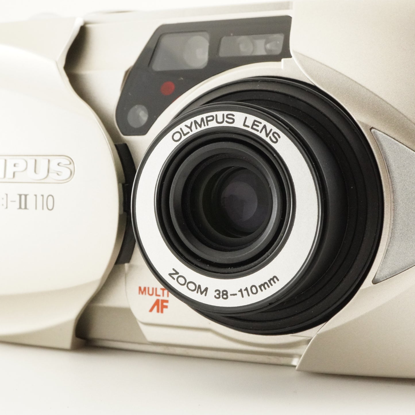 OLYMPUS mju II 110 [mju:] + Case + RC-200 Film Camera from Japan #11403