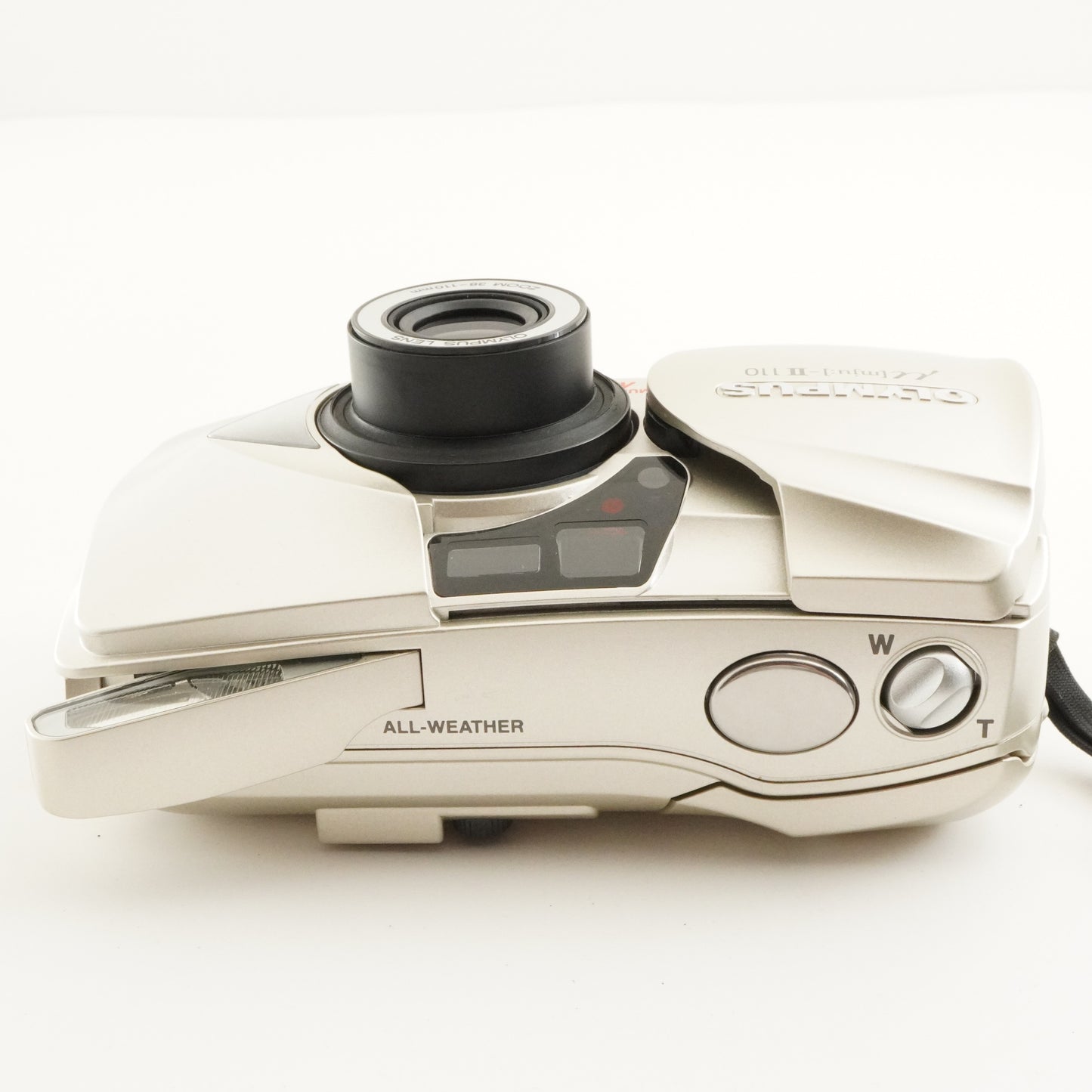 OLYMPUS mju II 110 [mju:] + Case + RC-200 Film Camera from Japan #11403