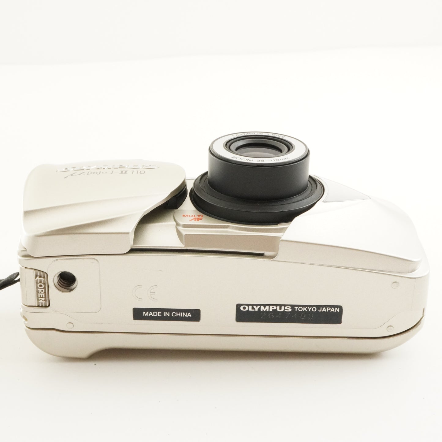 OLYMPUS mju II 110 [mju:] + Case + RC-200 Film Camera from Japan #11403