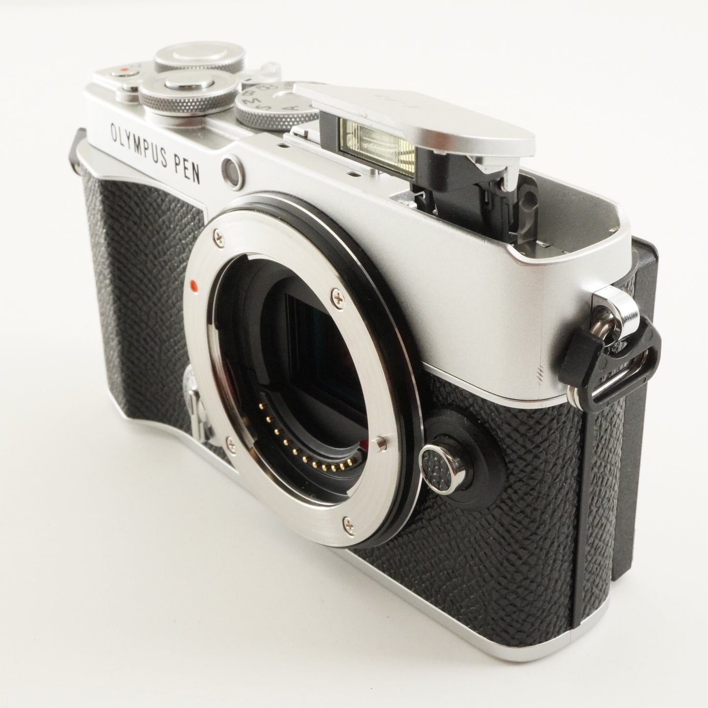 6,207 Shots / OLYMPUS PEN E-P7 Silver Mirrorless Camera from Japan #11417