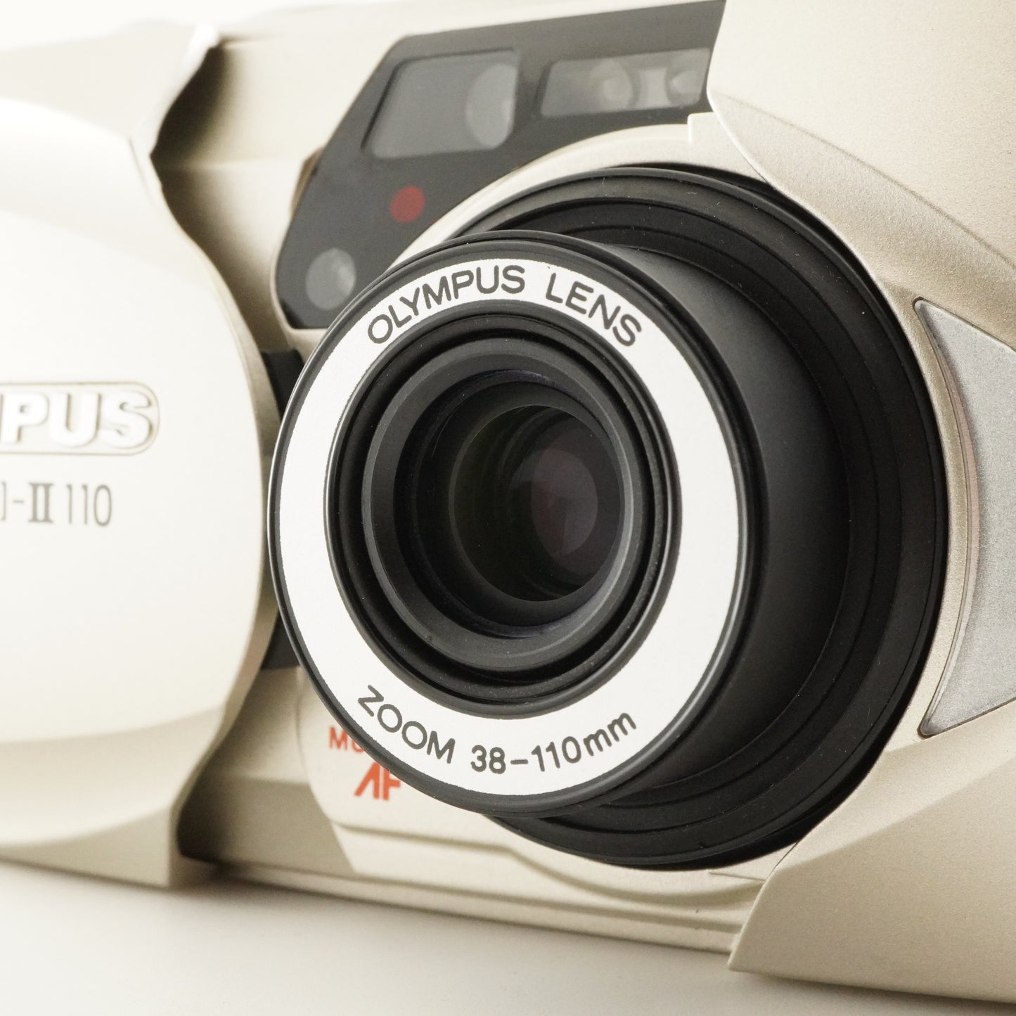 OLYMPUS mju II 110 [mju:] + RC-200 Point & Shoot Film Camera from Japan #11431