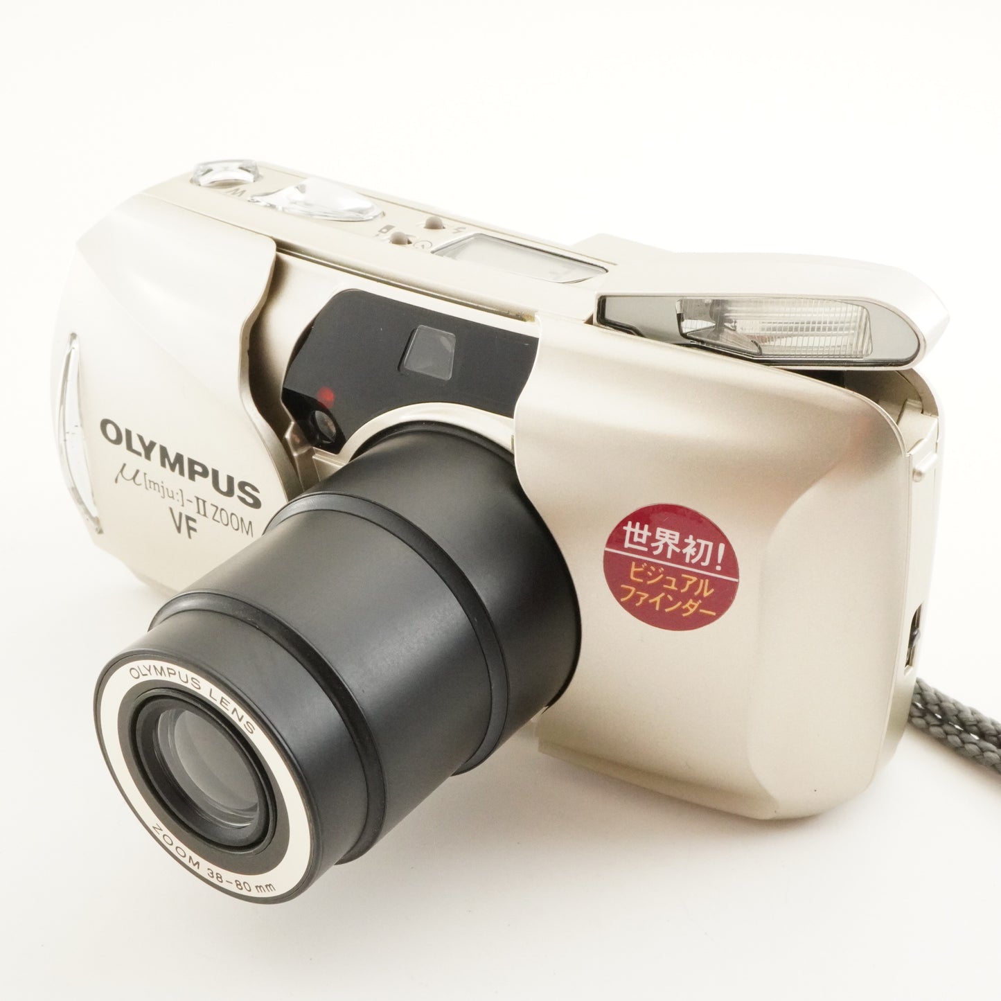 OLYMPUS mju II ZOOM VF [mju:] Point & Shoot Film Camera from Japan #11646