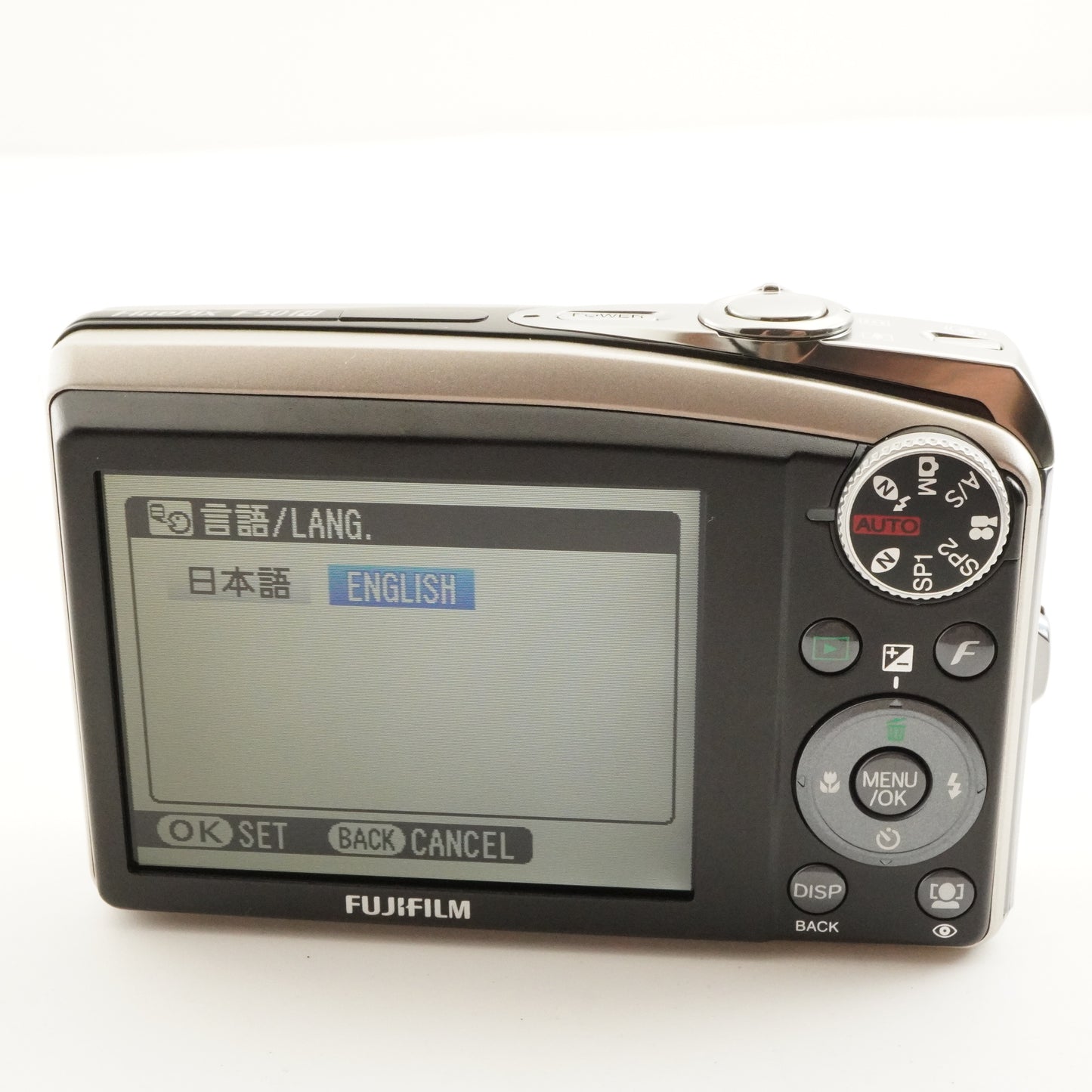 FUJIFILM FINEPIX F50fd Silver + 4GB SDHC Card Digital Camera from Japan #11687