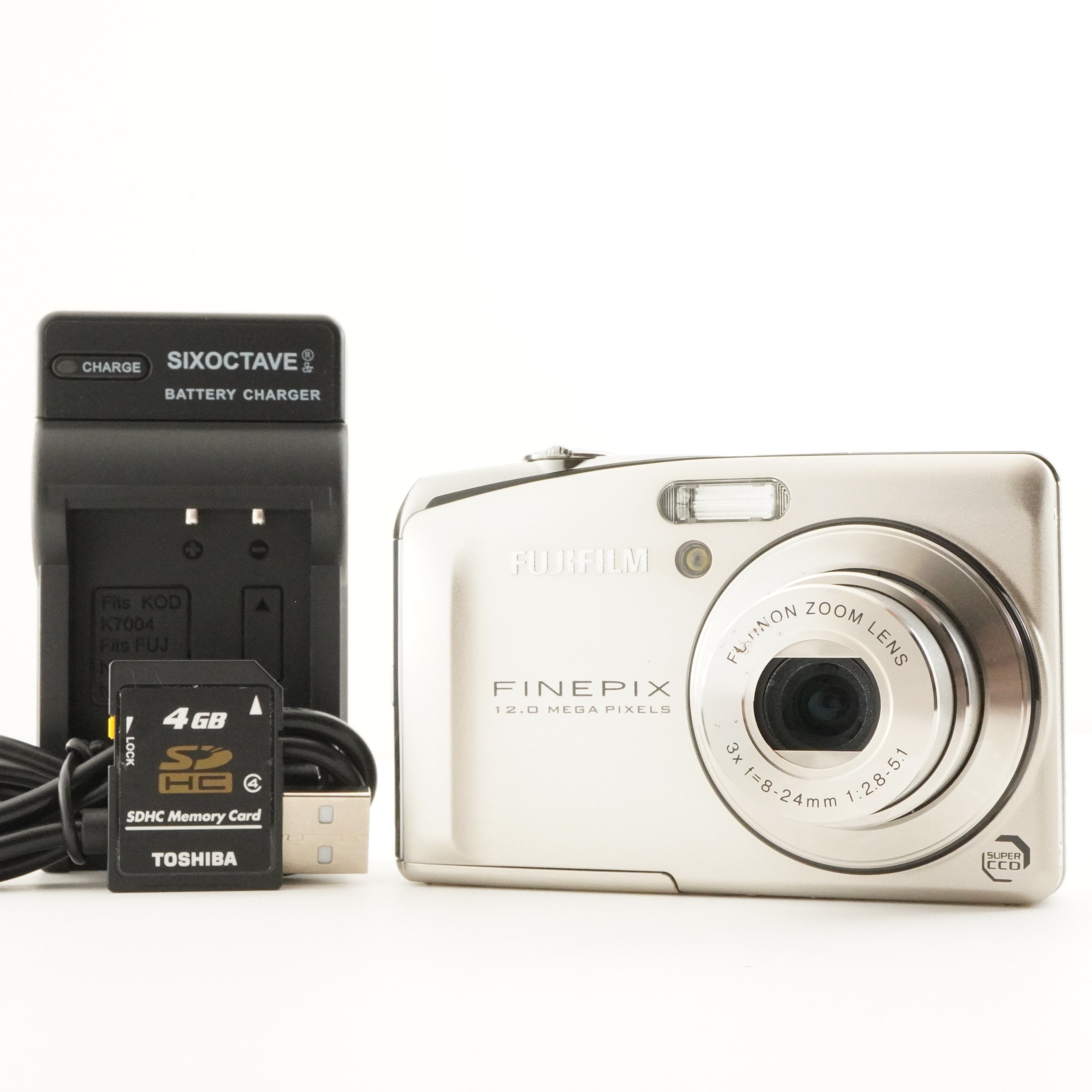 FUJIFILM Finepix f50fd シルバー 富士フイルム FinePix F50fd