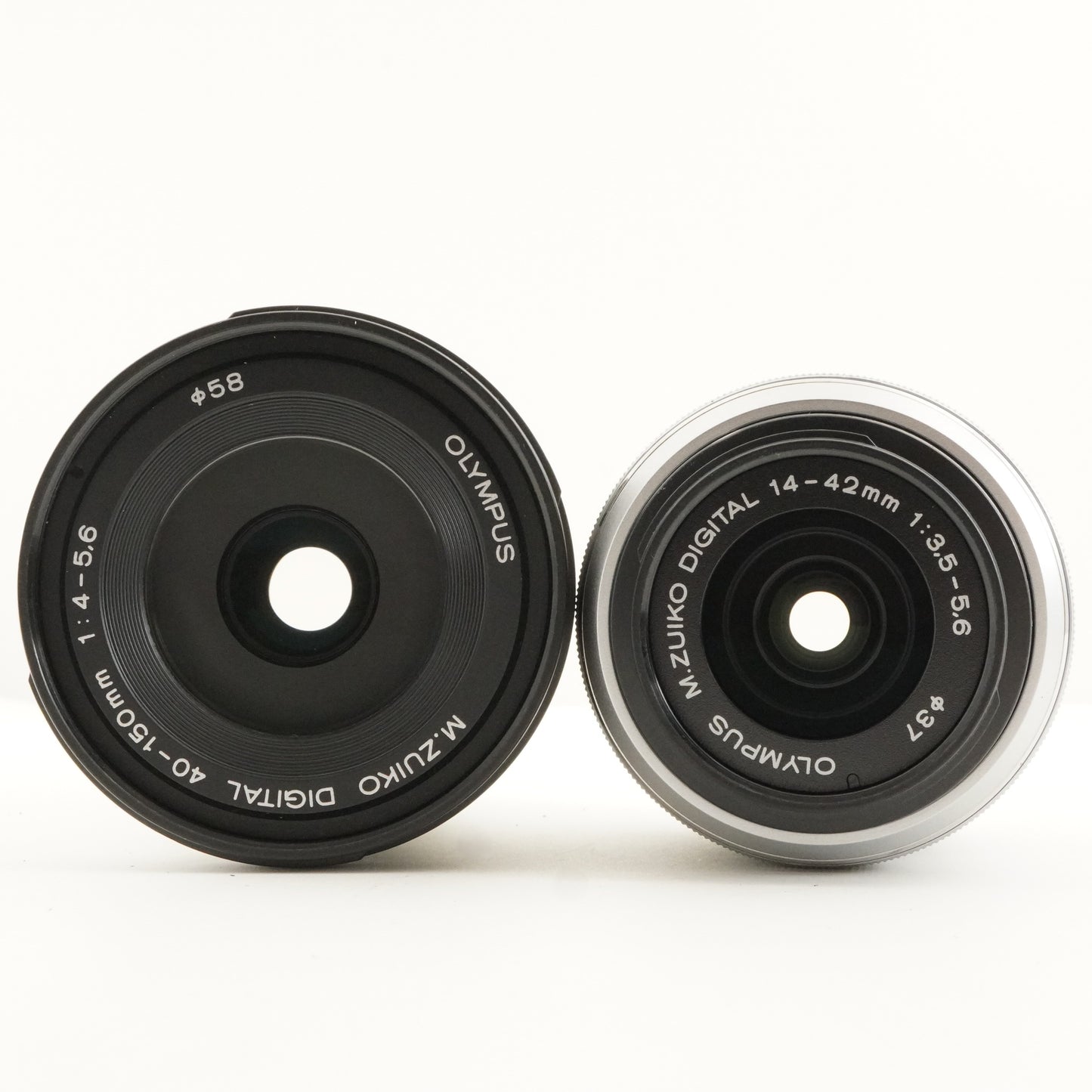 [2,537 Shots] OLYMPUS PEN E-P3 Silver +14-42 +40-150 +4GB SDHC from Japan #11705
