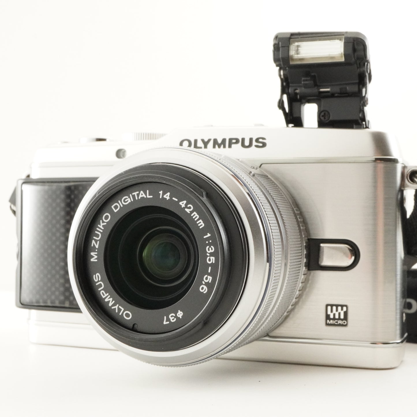 [2,537 Shots] OLYMPUS PEN E-P3 Silver +14-42 +40-150 +4GB SDHC from Japan #11705