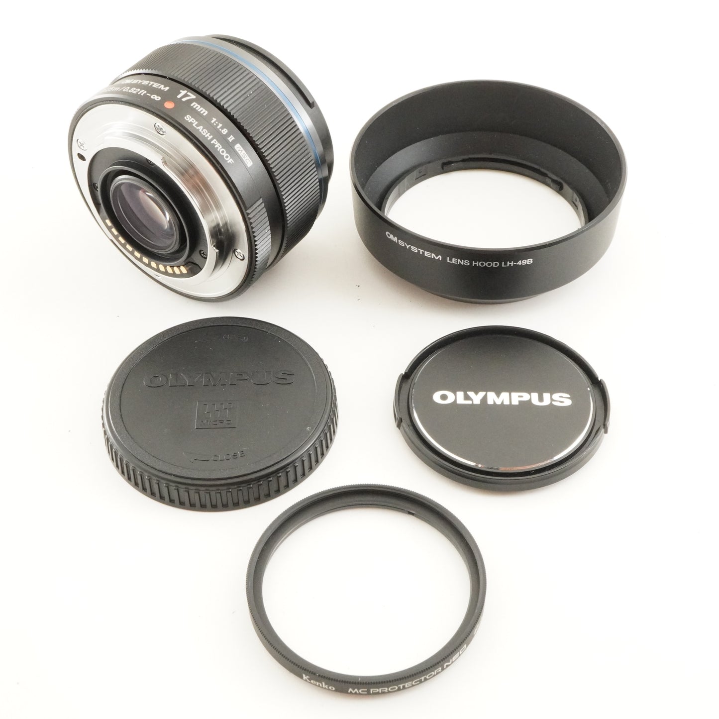 OLYMPUS OM SYSTEM M.ZUIKO DIGITAL 17mm F1.8 II MSC Black from Japan #11734