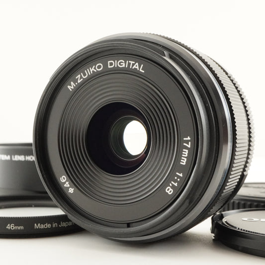 OLYMPUS OM SYSTEM M.ZUIKO DIGITAL 17mm F1.8 II MSC Black from Japan #11734