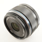 OLYMPUS OM SYSTEM M.ZUIKO DIGITAL 17mm F1.8 II MSC Black from Japan #11734