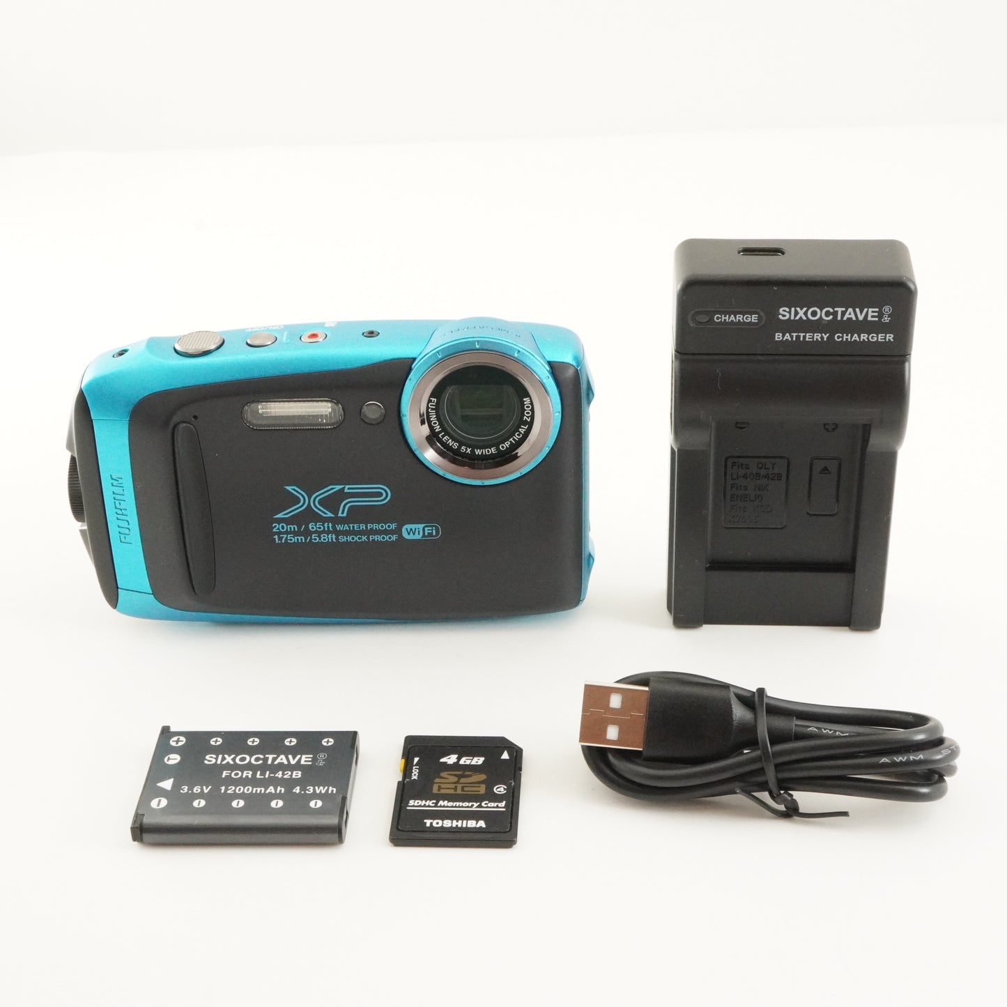 FUJIFILM FinePix XP130 Blue Compact Digital Camera from Japan #11790