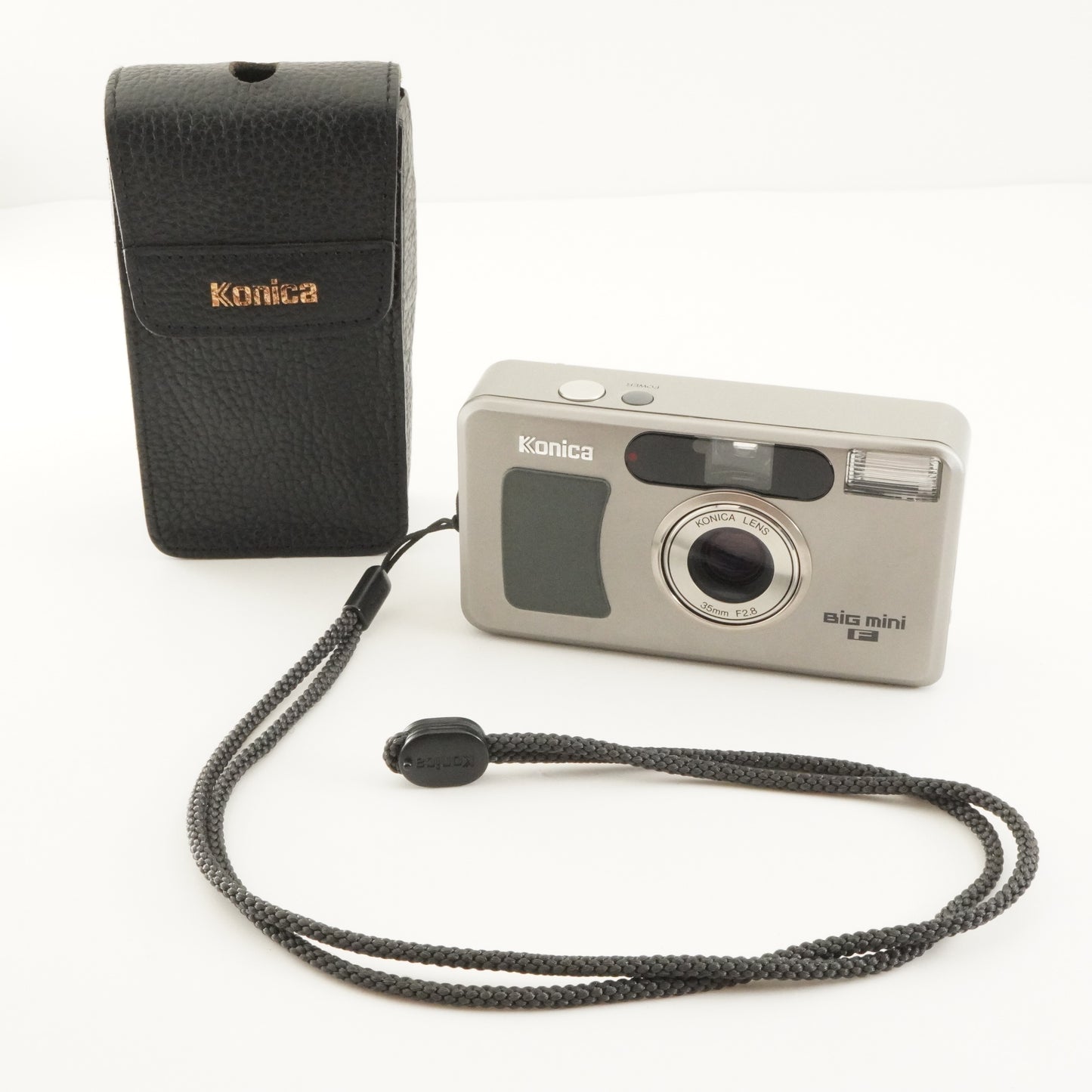 Konica BiG mini F With Case Point & Shoot Film Camera from Japan #11845