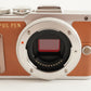 9,658 Shots / OLYMPUS PEN E-PL8 Brown +14-42mm+40-150mm In Box from Japan #11846