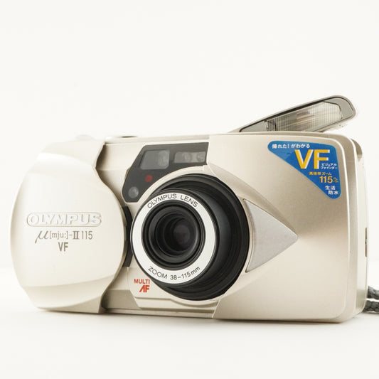 OLYMPUS mju II 115 VF [mju:] Point & Shoot Film Camera from Japan #11978