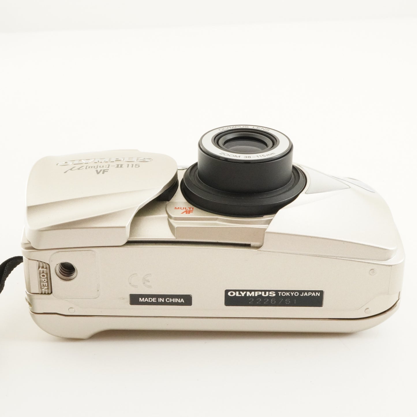 OLYMPUS mju II 115 VF [mju:] Point & Shoot Film Camera from Japan #12024