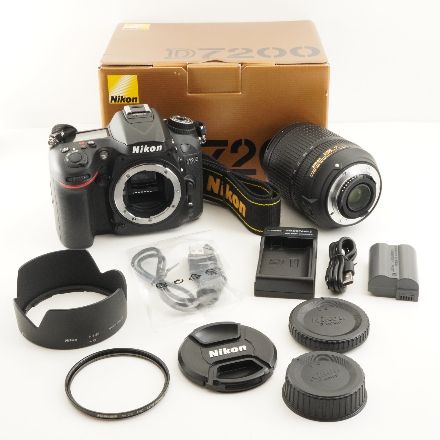 5,664 Shots / Nikon D7200 In Box + AF-S 18-140mm G ED VR from Japan #12082