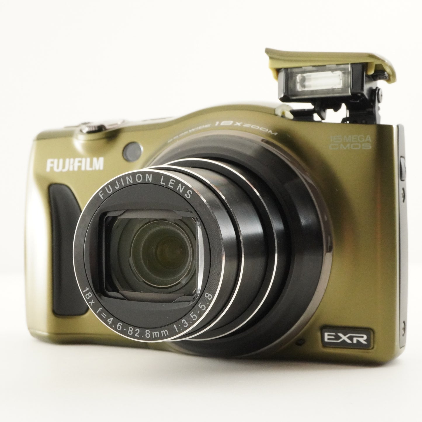 FUJIFILM FINEPIX F820 EXR Olive Green & 4GB SDHC Card from Japan #12165