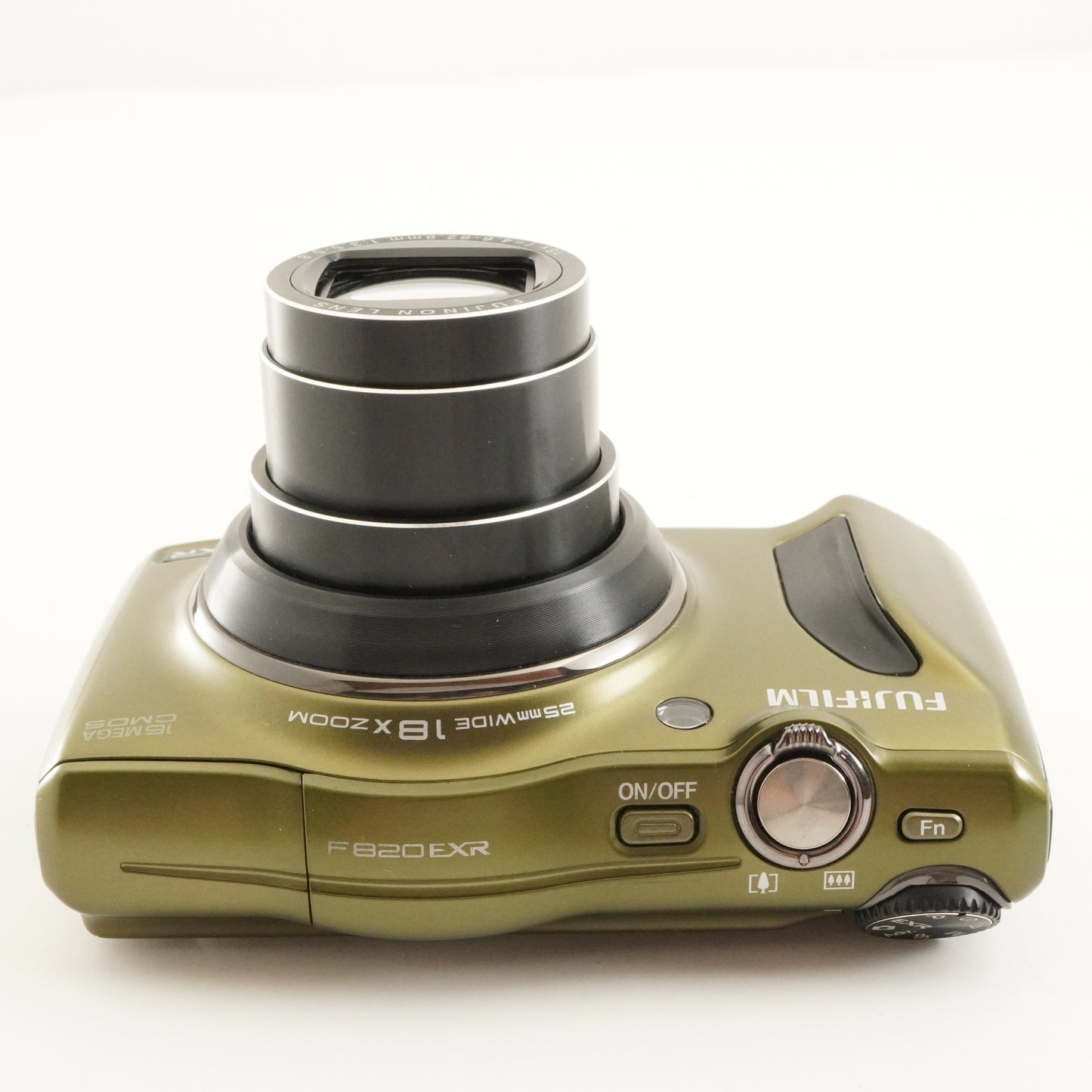 FUJIFILM FINEPIX F820 EXR Olive Green & 4GB SDHC Card from Japan #12165