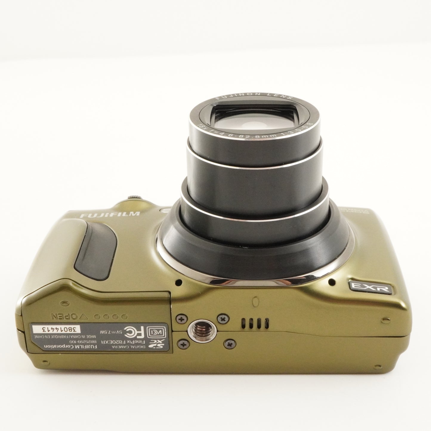FUJIFILM FINEPIX F820 EXR Olive Green & 4GB SDHC Card from Japan #12165