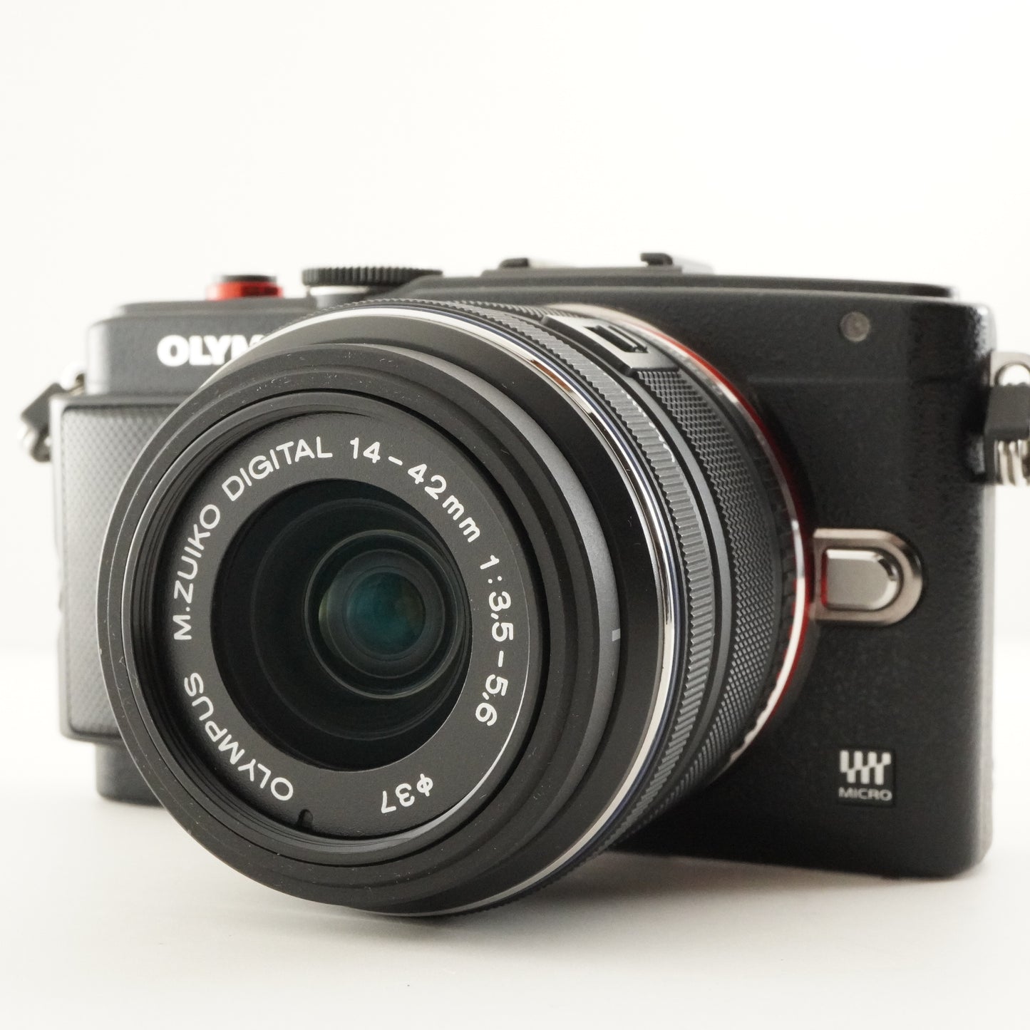 4,266 Shots / OLYMPUS PEN E-PL6 Black + 14-42mm + 4GB SDCard from Japan #12181