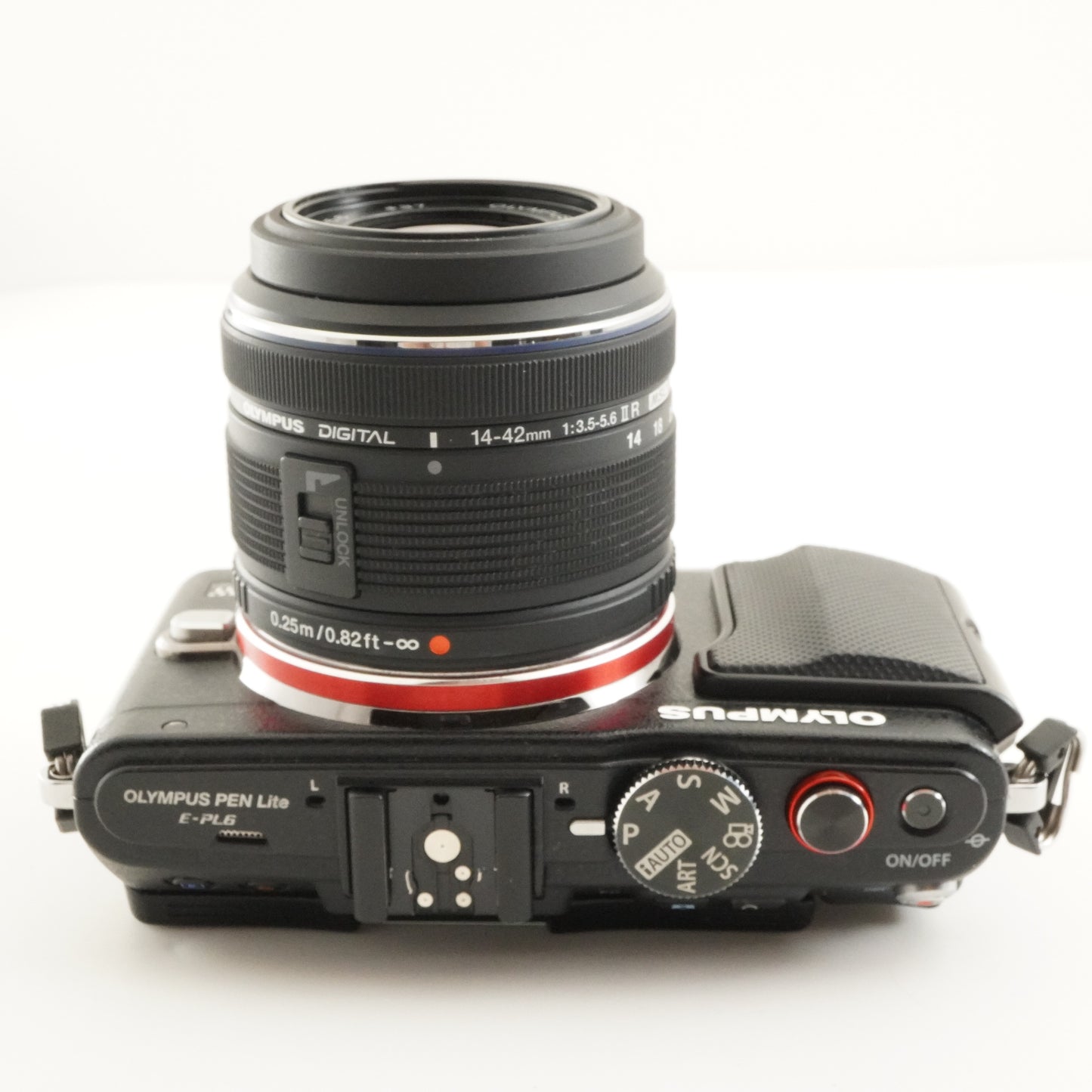 4,266 Shots / OLYMPUS PEN E-PL6 Black + 14-42mm + 4GB SDCard from Japan #12181