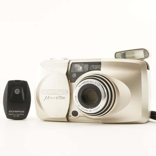 OLYMPUS mju II 170 VF [mju:] Point & Shoot Film Camera from Japan #12184