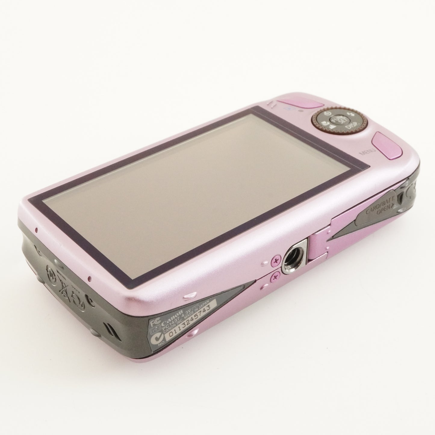 Canon IXY DIGITAL 930 IS Pink & 4GB SDHC Card Digital Camera from Japan #12419