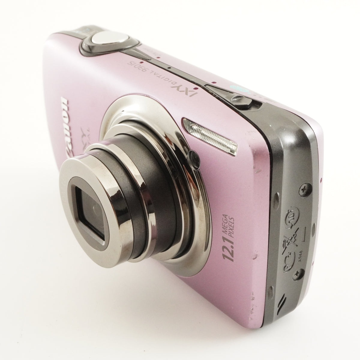 Canon IXY DIGITAL 930 IS Pink & 4GB SDHC Card Digital Camera from Japan #12419