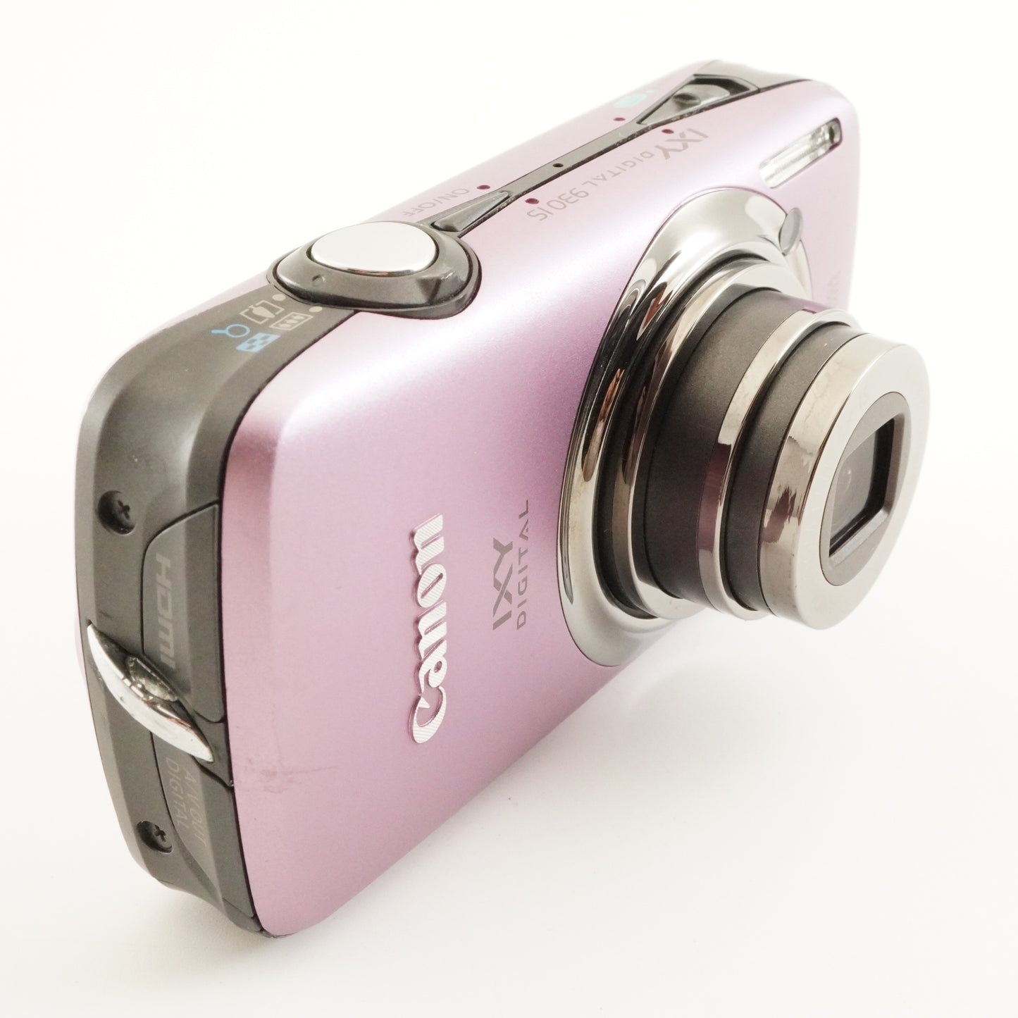 Canon IXY DIGITAL 930 IS Pink & 4GB SDHC Card Digital Camera from Japan #12419