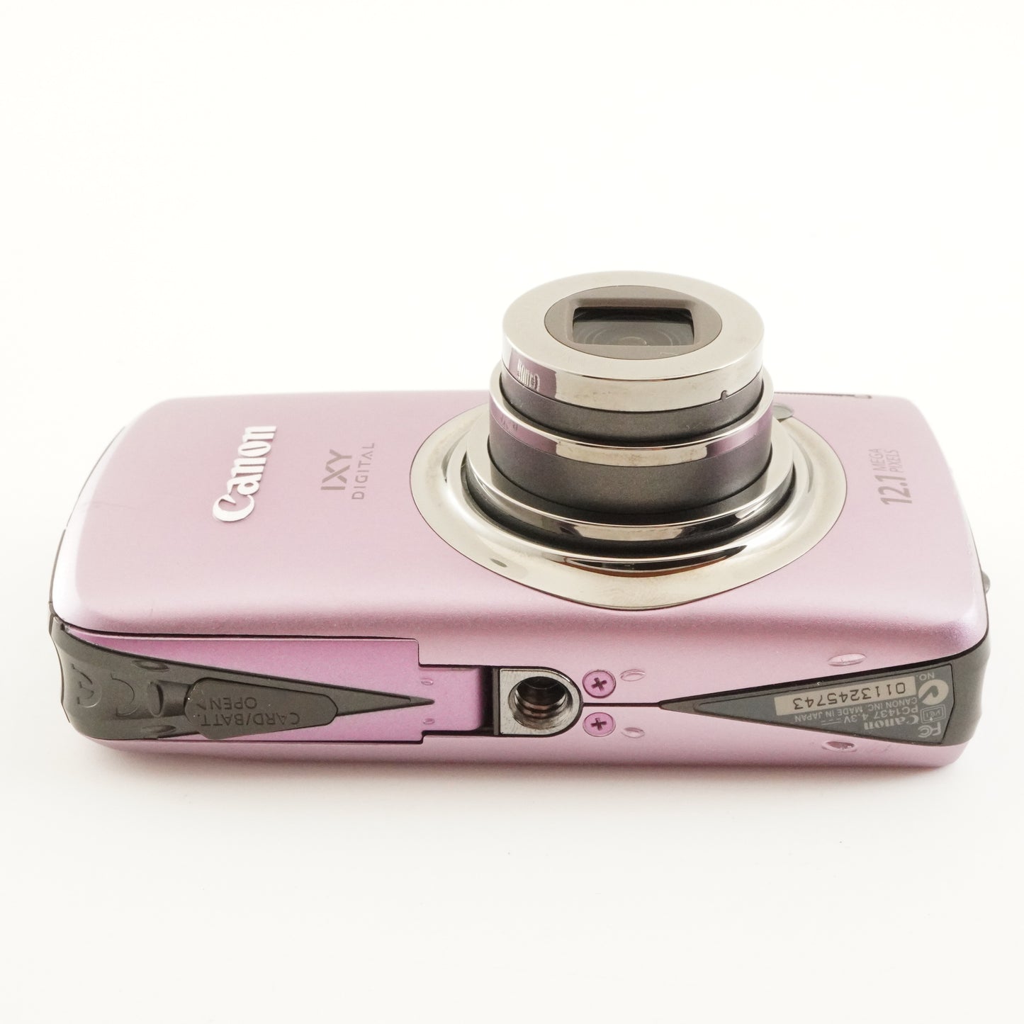 Canon IXY DIGITAL 930 IS Pink & 4GB SDHC Card Digital Camera from Japan #12419