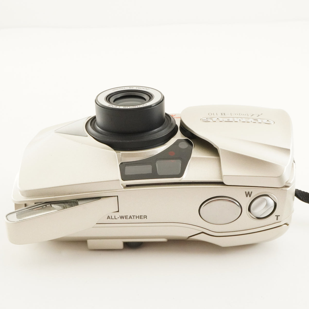 OLYMPUS mju II 110 [mju:] & EC-200 Point & Shoot Film Camera from Japan #12456