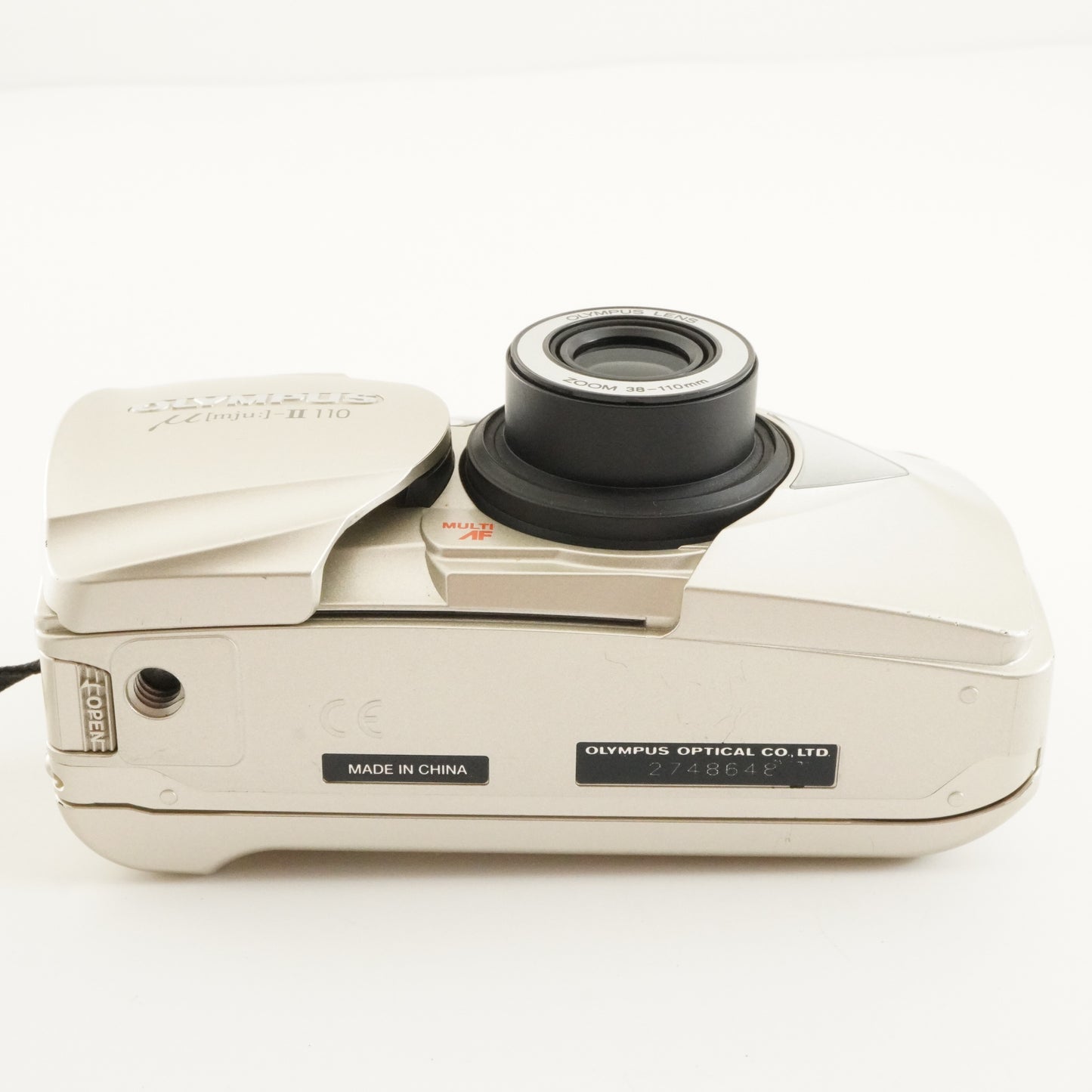 OLYMPUS mju II 110 [mju:] & EC-200 Point & Shoot Film Camera from Japan #12456