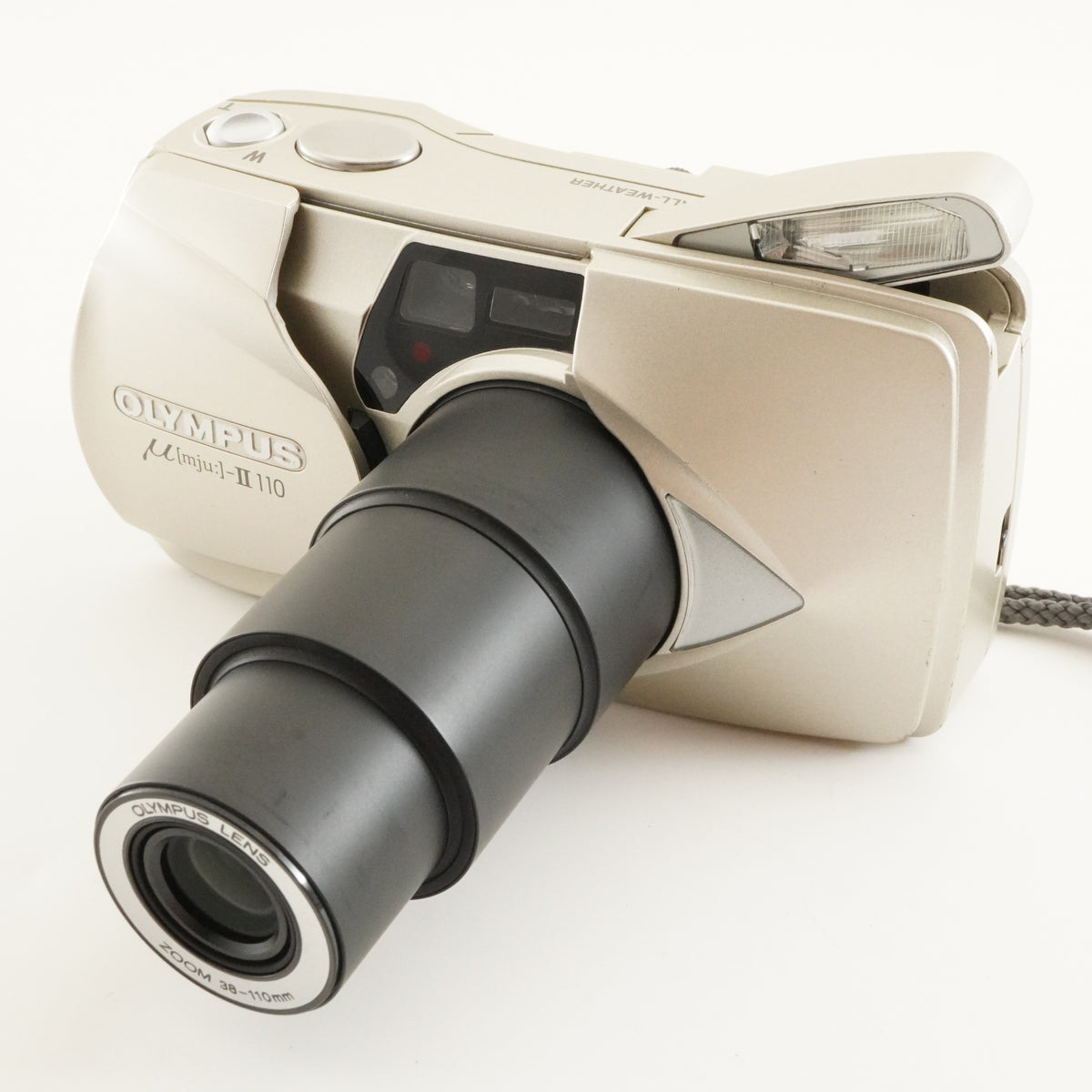 OLYMPUS mju II 110 [mju:] & EC-200 Point & Shoot Film Camera from Japan #12456