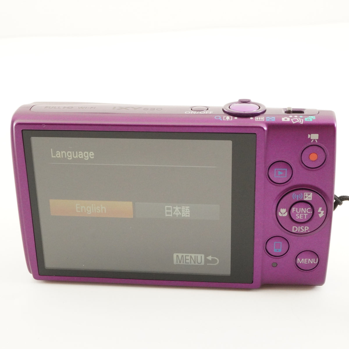 Canon IXY 630 Purple & 4GB SDHC Card Compact Digital Camera from Japan #12478