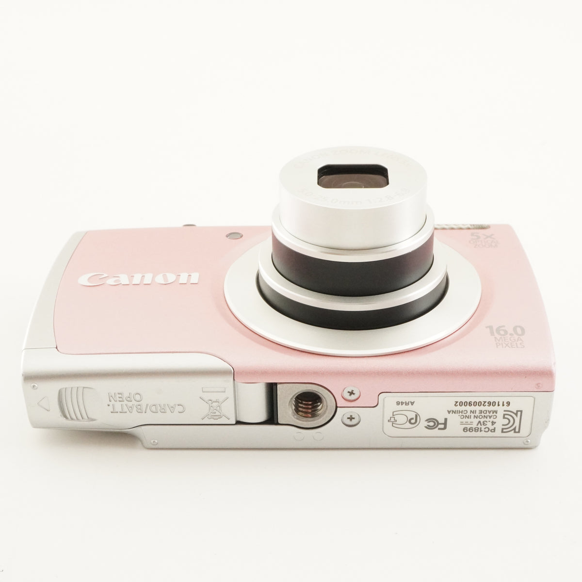 Canon PowerShot A2600 Pink & 4GB SDHC Card Digital Camera from Japan #12480