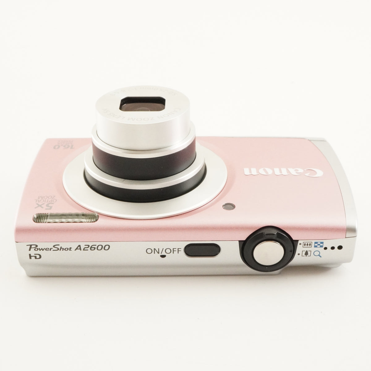 Canon PowerShot A2600 Pink & 4GB SDHC Card Digital Camera from Japan #12480