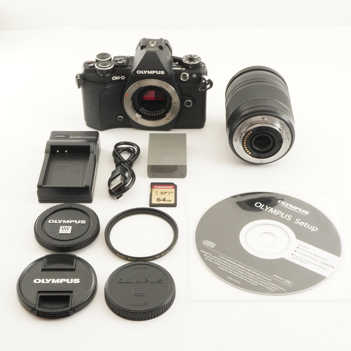 2,932 Shots/ OLYMPUS OM-D E-M5 II + 14-150mm II + 64GB SDCard from Japan #12594
