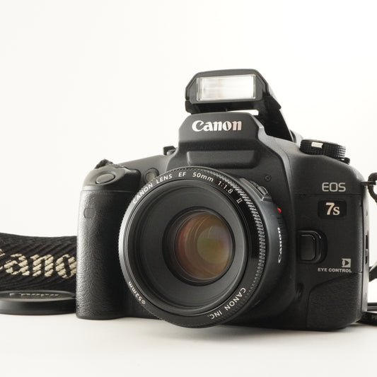 Canon EOS 7S ELAN 7NE + EF 50mm F1.8 II Film Camera from Japan #12741
