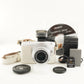 1,897 Shots/ OLYMPUS PEN Mini E-PM1 White 14-42mm +4 GB SDCard from Japan #12749