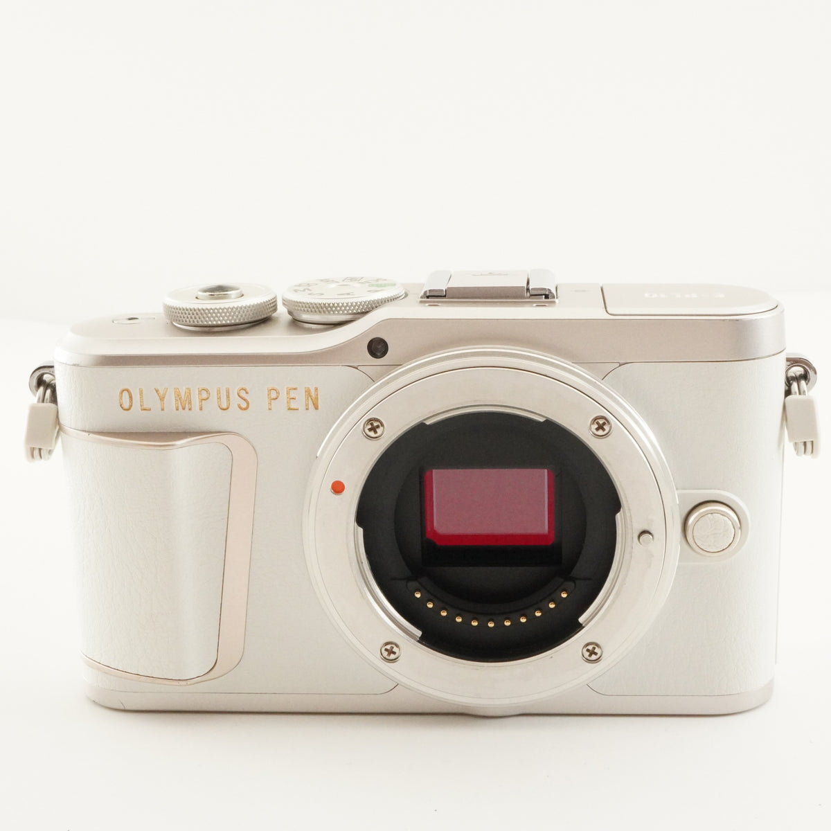 4,679 Shots/ OLYMPUS PEN E-PL10 White 14-42mm EZ + 16GB SDCard from Japan #12750