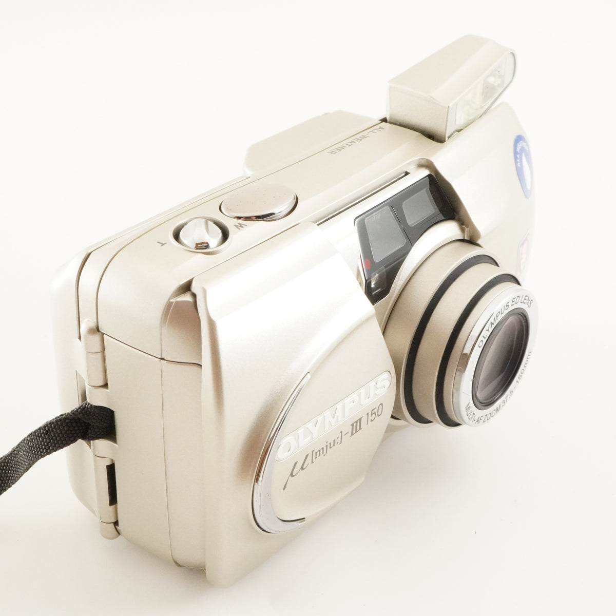 OLYMPUS mju III 150 & Case & RC-200 Point & Shoot Film Camera from Japan #12760