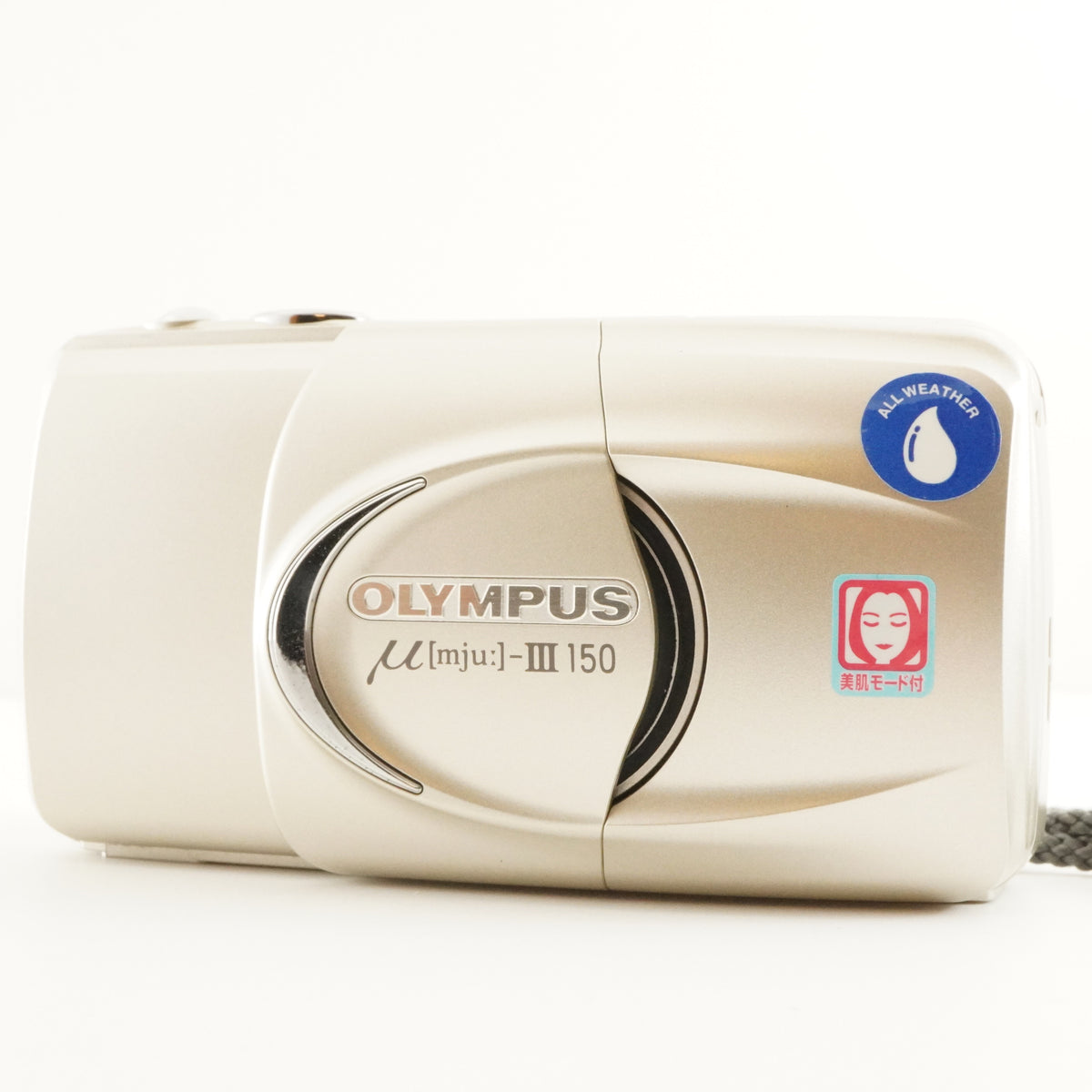 OLYMPUS mju III 150 & Case & RC-200 Point & Shoot Film Camera from Japan #12760