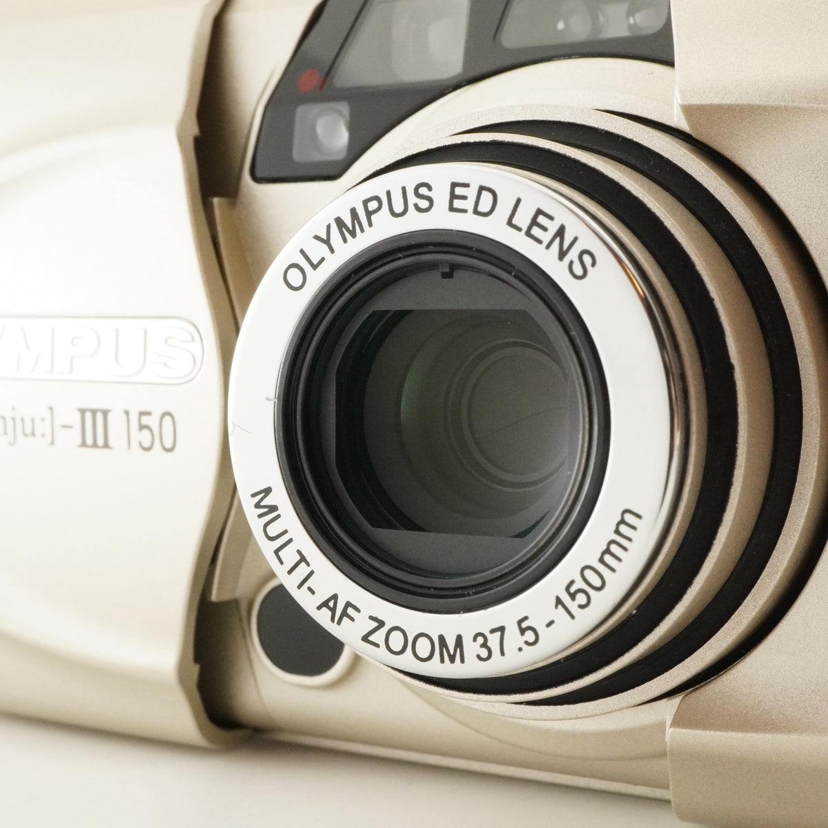 OLYMPUS mju III 150 & Case & RC-200 Point & Shoot Film Camera from Japan #12760