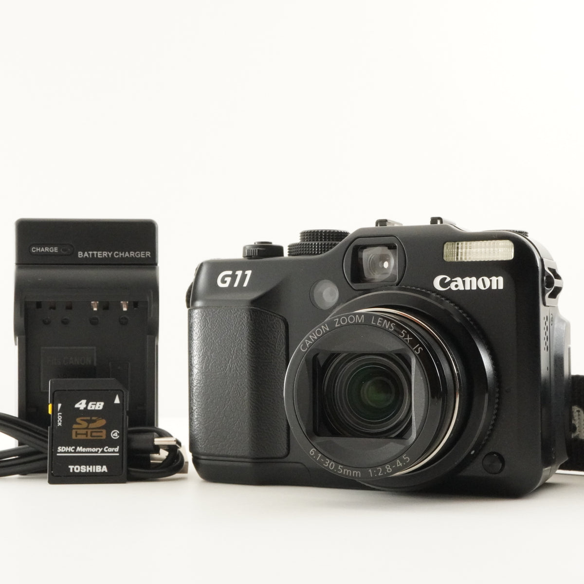 Canon PowerShot G11 + 4GB SDHC Card Compact Digital Camera from Japan #12910