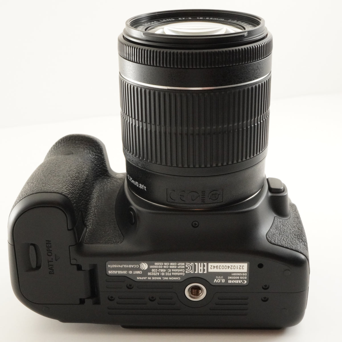 8,568 Shots/ Canon EOS 80D In Box +18-55mm IS STM +32GB SDCard from Japan #12951