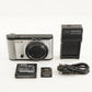 CASIO EXILIM EX-ZR1600 Silver + 4GB SDHC Card Digital Camera from Japan #13110