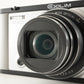 CASIO EXILIM EX-ZR1600 Silver + 4GB SDHC Card Digital Camera from Japan #13110