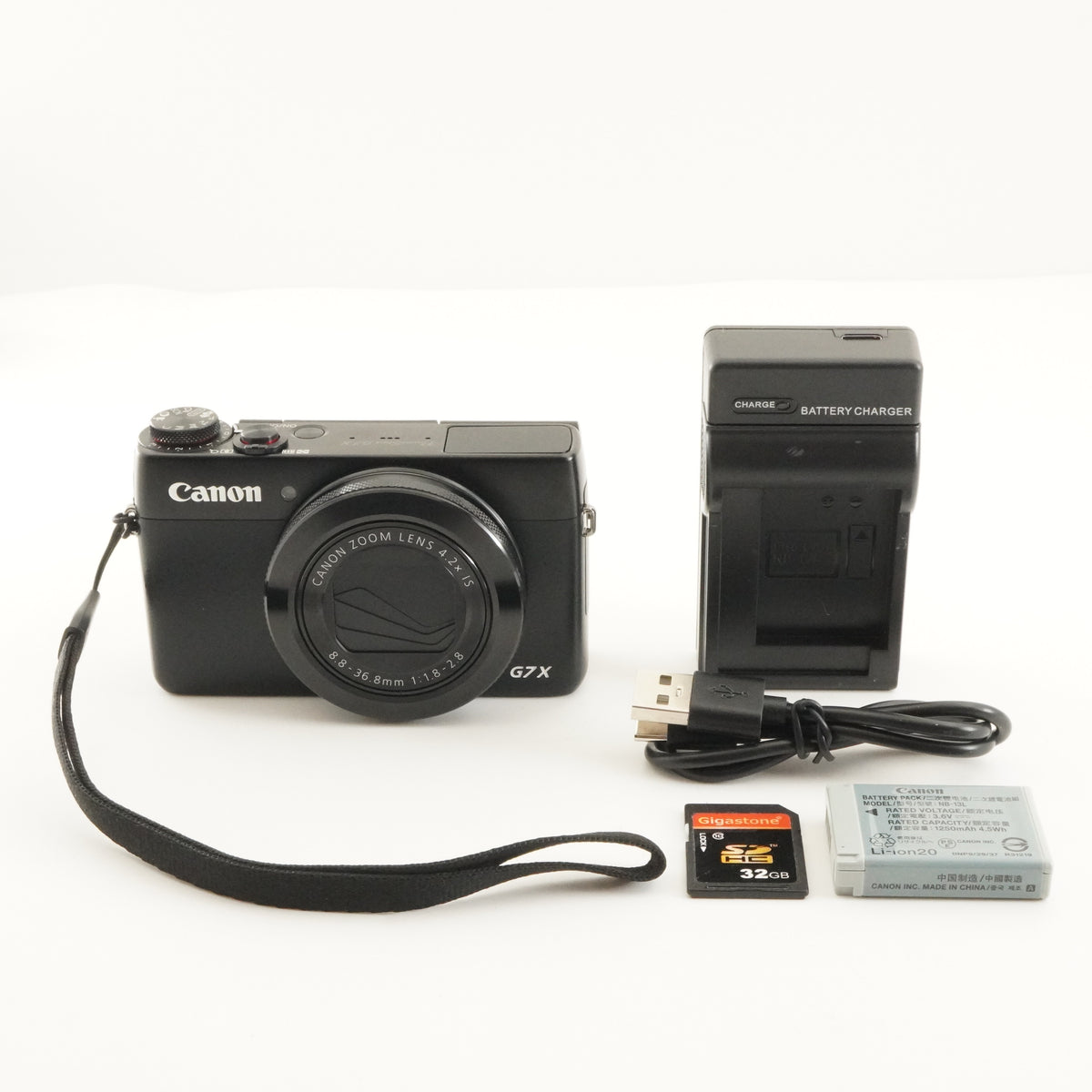 MINT Canon PowerShot G7X + 32GB SDHC Card Digital Camera from Japan #13153