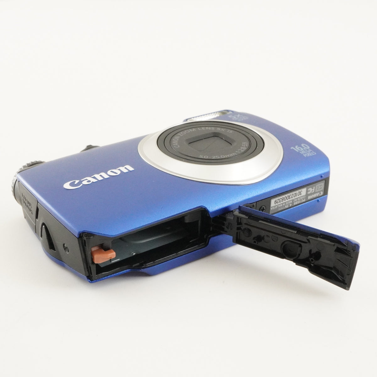 Canon PowerShot A3300 IS Blue + 4GB SDHC Card Digital Camera from Japan #13154