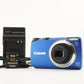 Canon PowerShot A3300 IS Blue + 4GB SDHC Card Digital Camera from Japan #13154