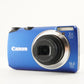 Canon PowerShot A3300 IS Blue + 4GB SDHC Card Digital Camera from Japan #13154